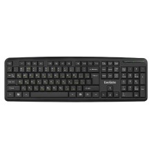 Exegate EX263906RUS Клавиатура Exegate LY-331L, <USB, шнур 2м, черная,  104кл, Enter большой>, Color box           