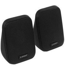 Акустич. система 2.0 Gembird SPK-100, черный, 6 Вт, рег. громкости, USB-питание					