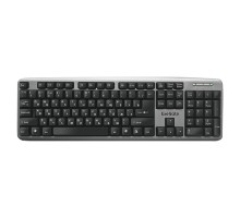 Exegate EX264086RUS Клавиатура Exegate LY-401, <USB, серебристый корпус, 104кл, Enter большой> Color box