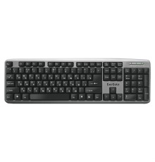 Exegate EX264086RUS Клавиатура Exegate LY-401, <USB, серебристый корпус, 104кл, Enter большой> Color box