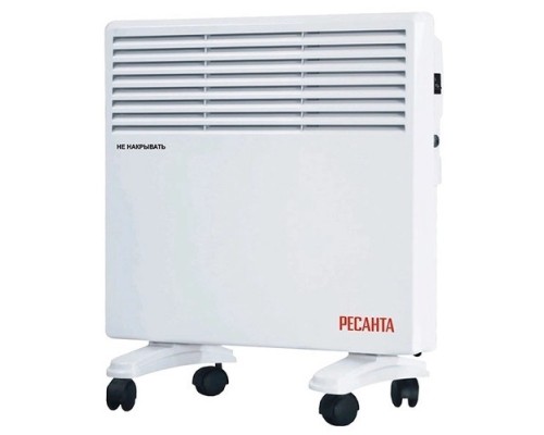 [Тепловые пушки] Ресанта ОК-1000Е (LED) [67/4/12] Конвектор { 500/1000 Вт, защита от перегрева, электронный термостат, LED дисплей, таймер выключения, защита IPX4, вес 4 кг }