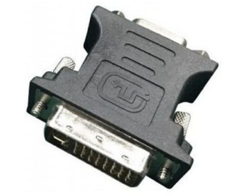 [переходник] Cablexpert Переходник DVI-VGA, 29M/15F, черный, пакет (A-DVI-VGA-BK)