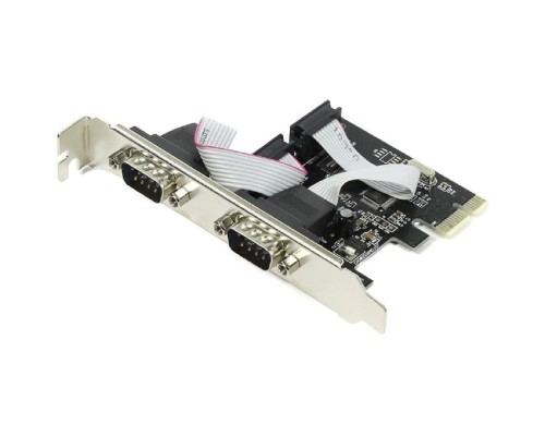 [Контроллер] Espada Контроллер PCI-E, 2S port, WCH382, модель PCIe2SWCH, oem (41663)