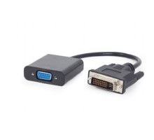 Cablexpert Переходник DVI-D-VGA Digital , 25M/15F, длина кабеля 0,2м, черный, пакет (A-DVID-VGAF-01)