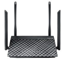 ASUS RT-AC1200 (V2) Беспроводной двухдиапазонный маршрутизатор AC1200  с поддержкой технологии MU-MIMO, Wi-Fi 5 (ac)