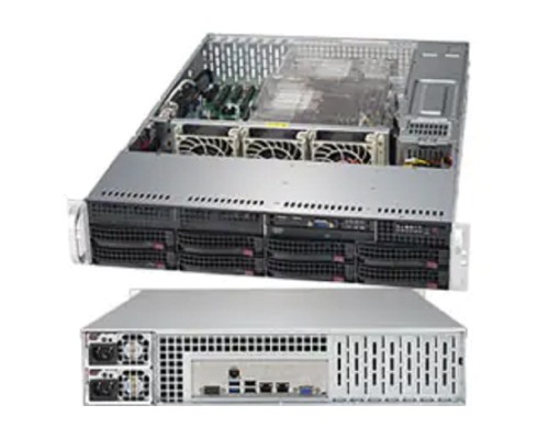 [Сервер] Supermicro SYS-6029P-TR 2U/2xLGA3647/iC621/16xDDR4/8x3.5 SATA3/IPMI/VGA/2xGb/1000W 1+1