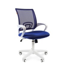 Офисное кресло Chairman    696    Россия    белый пластик TW-10/TW-05  синий [7014839]