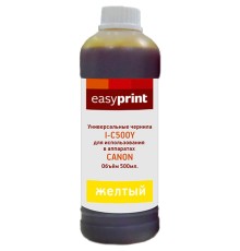 Easyprint Чернила I-C500Y универсальные для Canon (500мл.) жёлтый