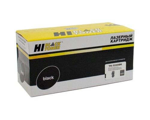[Расходные материалы] Hi-Black TK-5240Bk Тонер-картридж для Kyocera P5026cdn/M5526cdn, Bk, 4K 