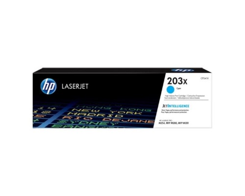 [Расходные материалы] HP CF541X Картридж 203X Cyan {CLJ Pro MFP M254/280/281} (2500 стр)