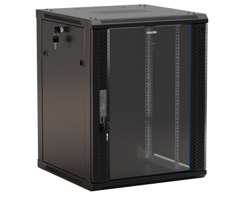 [Монтажный шкаф] Hyperline TWB-0945-GP-RAL9004 Шкаф настенный 19-дюймовый (19