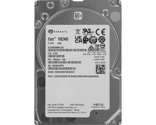 [Жесткий диск] 2.4TB Seagate Enterprise Performance 10K.9 (ST2400MM0129) {SAS 12 Gb/s,  10000 rpm, 256mb, 2.5
