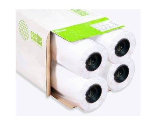 [Бумага] CACTUS CS-LFP80-914457E-4 Бумага Eco 914мм-45.7м/80г/м2/белый втулка:50.8мм (2