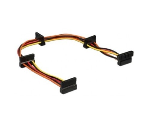 [кабели] Cablexpert Кабеля питания SATA, 4x15pin(M)/15pin(F), 40см (CC-SATAMF-03)