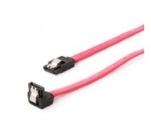 Cablexpert Кабель интерфейсный SATA, 80см, угловой разъем, 7pin/7pin, защелка (CC-SATAM-DATA90-0.8M)