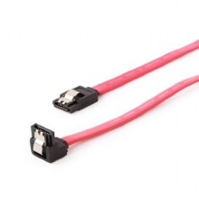 Cablexpert Кабель интерфейсный SATA, 80см, угловой разъем, 7pin/7pin, защелка (CC-SATAM-DATA90-0.8M)