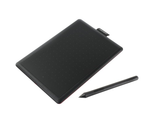 [Графический планшет] Графический планшет Wacom One by Small USB черный/красный [CTL-472-N]