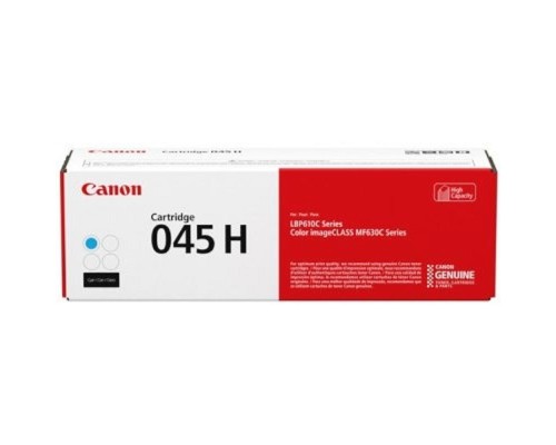 [Расходные материалы] Canon Cartridge 045H C 1245C002 Картридж для i-SENSYS MF630. Голубой. 2 200 страниц 