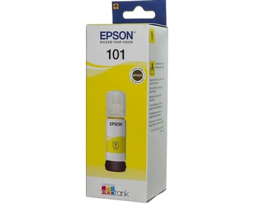 [Расходные материалы] EPSON C13T03V44A Контейнер  101 с желтыми чернилами для  L4150/L4160/L6160/L6170/L6190, L6290 70 мл. 