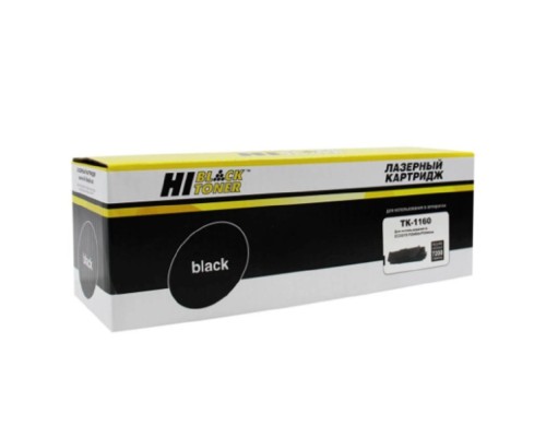 [Расходные материалы] Hi-Black TK-1160 Тонер-картридж для Kyocera-Mita P2040dn/P2040dw, 7,2K   С ЧИПОМ