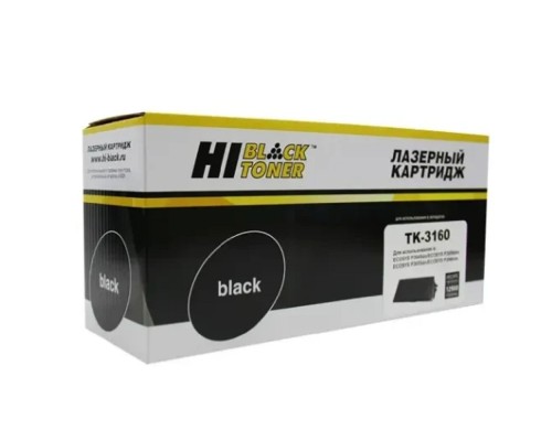 [Расходные материалы] Hi-Black TK-3160 Картридж для Kyocera для ECOSYS P3045dn/3050dn/3055dn (12500k) с чипом