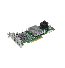 Supermicro AOC-S3008L-L8I Контроллер 8 internal ports, low-profile, 12Gb/s per port- Gen-3, 63HDD - RAID 0,1,10