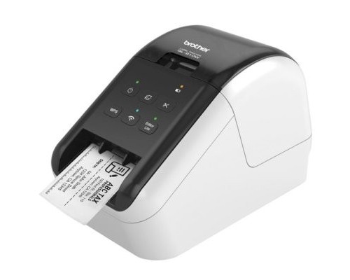 [Принтер] Brother QL-810W Принтер для изготовления наклеек авторезак, ленты до 62 мм, до 110 наклеек/мин, 300 т/д, WiFi (QL810WR1)