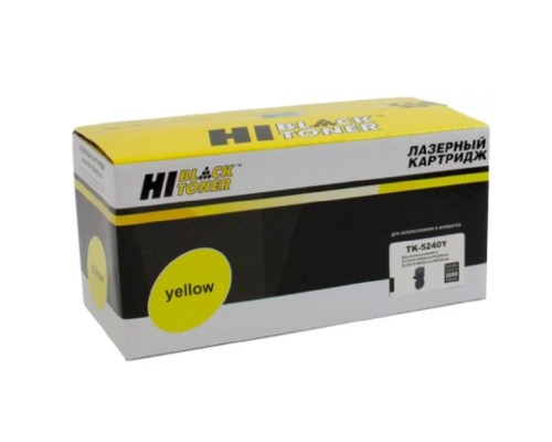 [Расходные материалы] Hi-Black TK-5240Y Тонер-картридж для Kyocera P5026cdn/M5526cdn, Y, 3K 