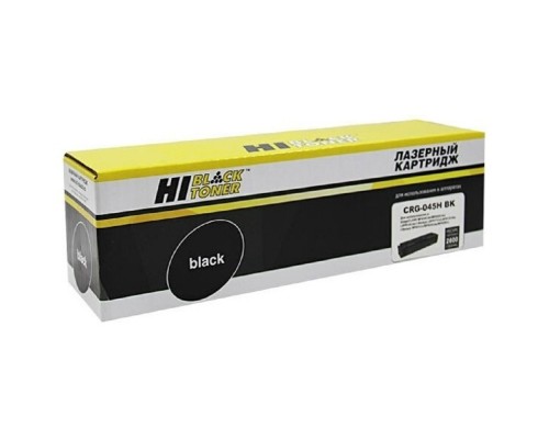 [Расходные материалы] Hi-Black Cartridge 045H BK Картридж  HB-№045H BK для Canon LBP-611/613/MF631/633/635, Bk, 2,8K
