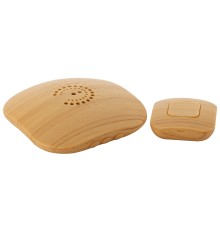 ЭРА Б0018089 Звонок беспроводной BIONIC Bright wood {6 мелодий, регулятор громкости, радиус 100м, кнопка IP44}