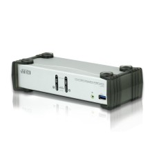 ATEN CS1912-(AT-G) 2-ух портовый KVMP™-коммутатор с поддержкой USB 3.0, DisplayPort,изображения до 3840 х 2160 @ 30 Гц, обладает сверхскоростным концентратором USB 3.1 Gen 1