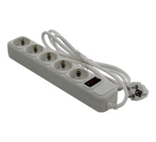 Exegate EX266863RUS Сетевой фильтр Exegate SP-5-1.5W (5 розеток, 1.5м, евровилка, белый)