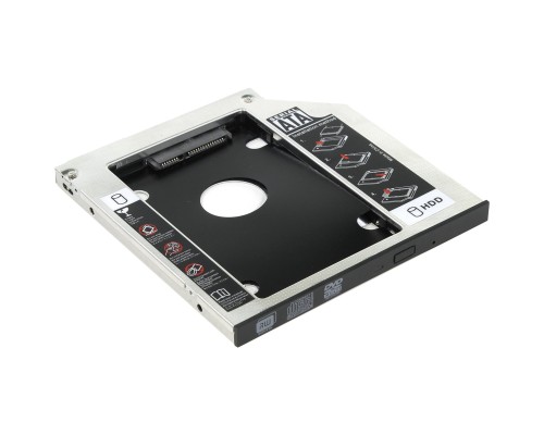 [переходник] ORIENT Адаптер UHD-2SC9, для 2.5” SATA HDD для установки в SATA отсек оптического привода ноутбука 9.5 мм (30262)