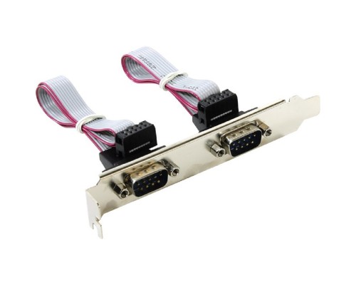 [кабели] ORIENT C088, Планка портов в корпус 2xCOM DB9 Male, oem