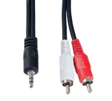PERFEO Кабель Jack 3.5 мм вилка - 2xRCA вилка, длина 5 м. (J2005)