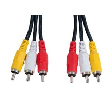 PERFEO Кабель 3xRCA вилка - 3xRCA вилка, длина 2 м. (R3101)