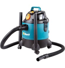 Bort BSS-1220-Pro Пылесос строительный [98291797] { 1250 Вт, вместимость 20 л, 36 л/сек, 4,5 кг, набор аксессуаров 10 шт }