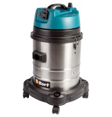 Bort BSS-1440-Pro Пылесос строительный [98297089] { 1400 Вт, вместимость 40 л, 38 л/сек, 10 кг, набор аксессуаров 10 шт }