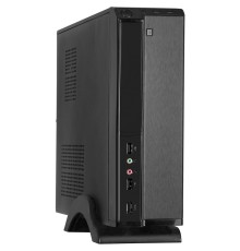 Exegate EX268691RUS Корпус MiniITX Exegate MI-207 Black, miniITX/mATX, <M450, 80mm>, 2*USB, Audio