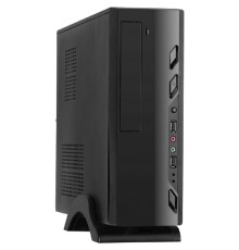 Exegate EX268696RUS Корпус MiniITX Exegate MI-208 Black, miniITX/mATX, <M450, 80mm>, 2*USB, Audio