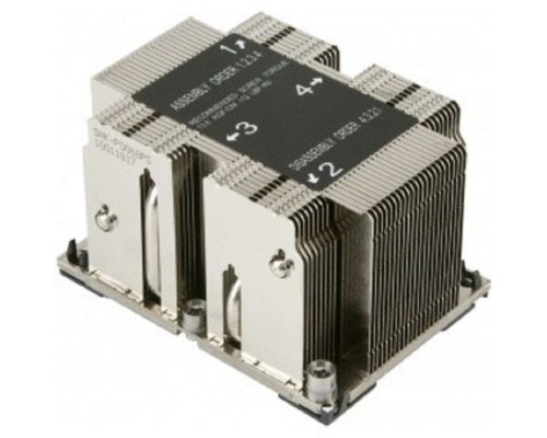 [Опция к серверу] Supermicro SNK-P0068PS - 2U Passive CPU Heat Sink for LGA 3647, 108x78x64