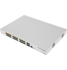 MikroTik CRS328-24P-4S+RM Коммутатор с поддержкой PoE, 802.3af/at, 4 SFP+, 24 x 1000Mbit