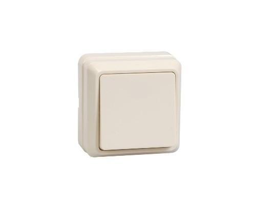 [IEK аксессуары] Iek EVO10-K33-10-DC ВС20-1-0-ОКм Выключатель 1кл 10А откр.уст. ОКТАВА (кремовый)