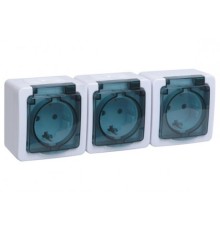 Iek ERMP32-K03-16-54-EC РСб23-3-ГПБд роз 3м с з/к о/у  IP54 (дымчатый) ГЕРМЕС PLUS