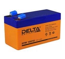 Delta DTM 12012  (1.2 А\ч, 12В) свинцово- кислотный аккумулятор  