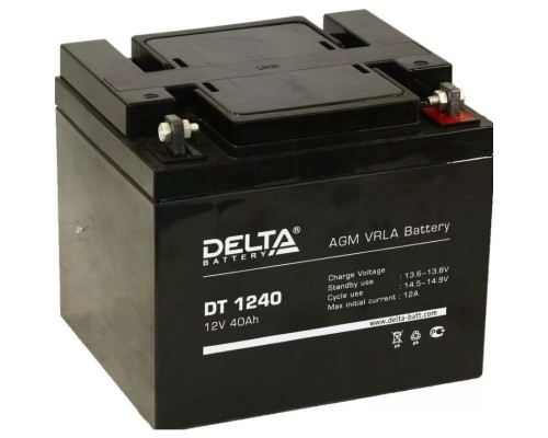[батареи] Delta DT 1240 (40 Ач, 12В) свинцово- кислотный аккумулятор  