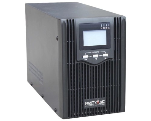 [Импульс] Импульс ИБП Юниор ПРО 1000 {1000 ВА/800 Вт, LCD, USB, RJ-45/RJ-11, слот для SNMP, АКБ 2х7Ач, IEC-C13 + SCHUKOx2},черный JT10201