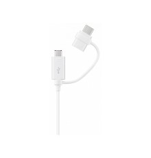 Sam. кабель-дата USB->microUSB+Type-C wh [EP-DG930DWEGRU]
