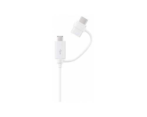 [Аксессуар] Sam. кабель-дата USB->microUSB+Type-C wh [EP-DG930DWEGRU]