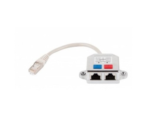 [Разветвитель] Cablexpert NCA-SP-01A Разветвитель NCA-SP-01A UTP 1 порт RJ45 (T568A/T568B) -> 2 порта RJ45 10/100 BASE-T